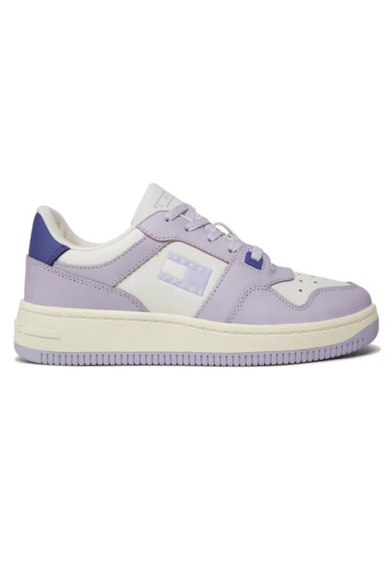 Tommy Hilfiger Pantofi sport pentru Femei - tjw retro basket tonal logo - EN0EN02483-W06 - Mov - Mov