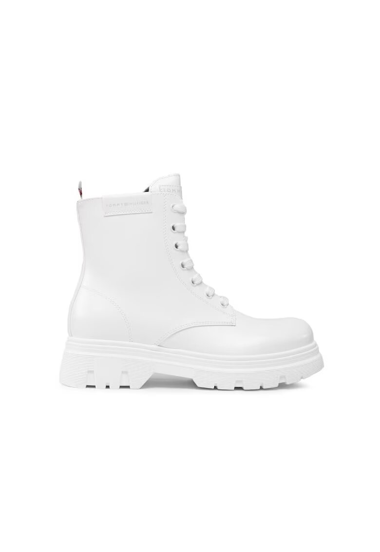 Tommy Hilfiger Pantofi sport pentru Fete - lace-up bootie - T4A5-33030-1453100 - Alb - Alb