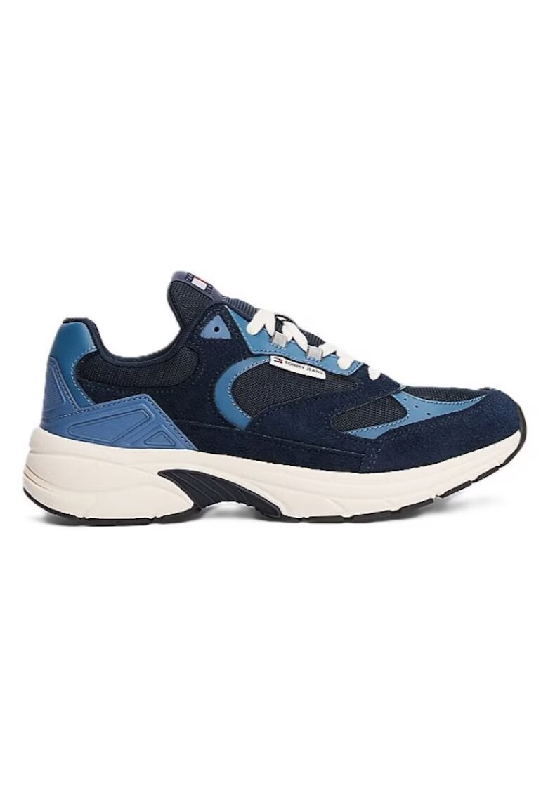 Tommy Hilfiger Pantofi sport pentru Lifestyle - THE CONEY SUEDE - EM0EM01501-C1G - Albastru - Albastru
