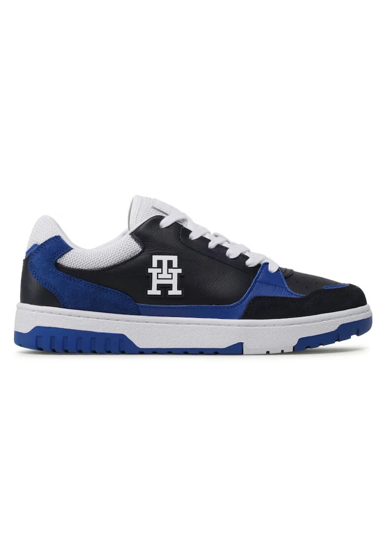 Tommy Hilfiger Pantofi sport th basket street mix - Negru
