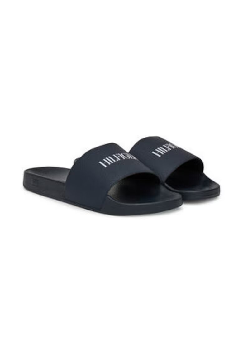 Tommy Hilfiger Papuci barbatesti - negru - piele ecologica