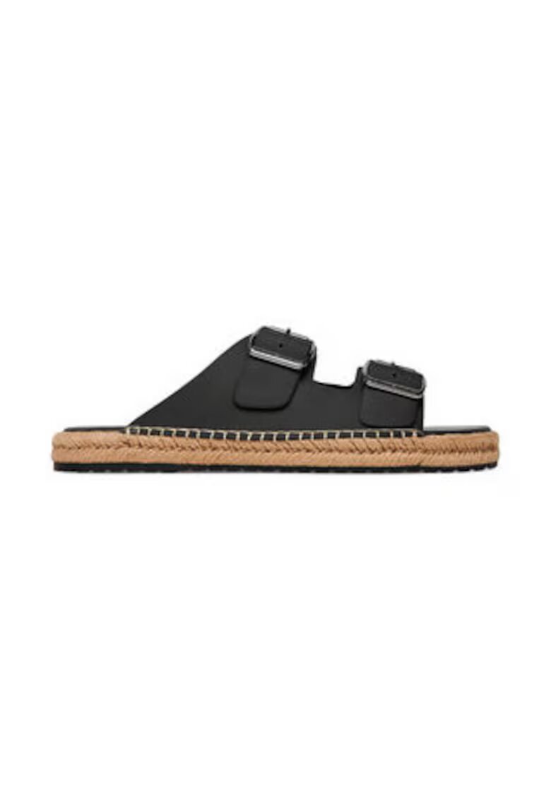 Tommy Hilfiger Papuci barbati - piele naturala - negru