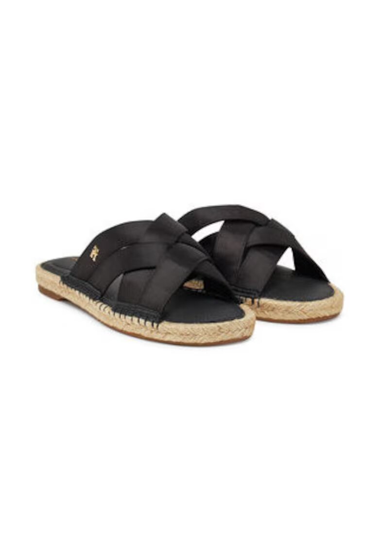 Tommy Hilfiger Papuci dama - material textil - negru