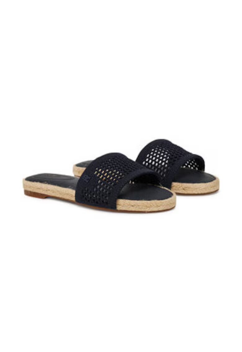 Tommy Hilfiger Papuci dama material textil - negru
