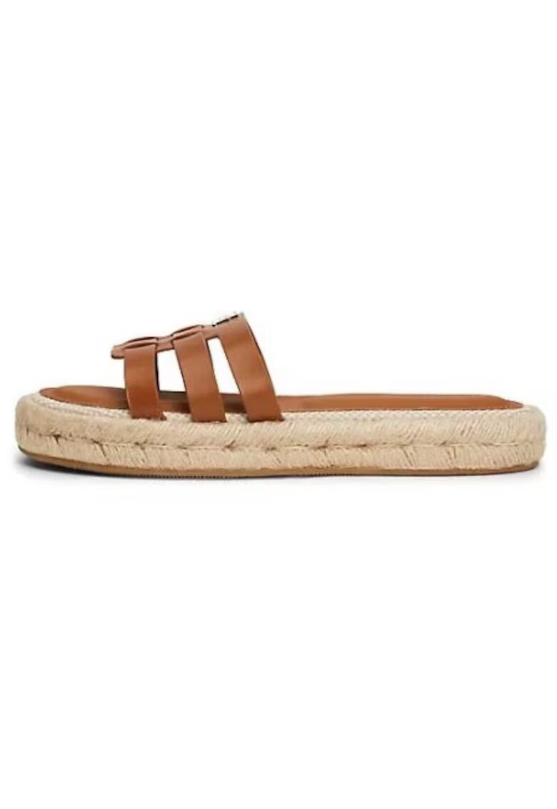 Tommy Hilfiger Papuci din piele cu decupaje