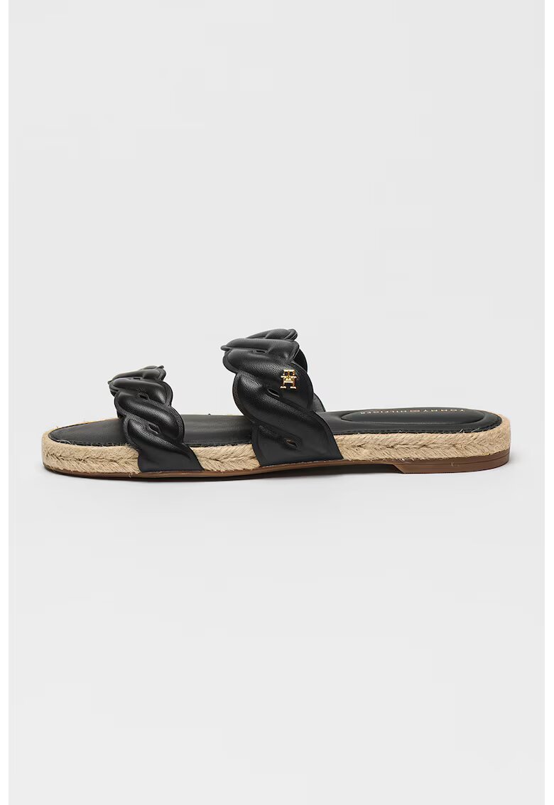 Tommy Hilfiger Papuci din piele - Negru