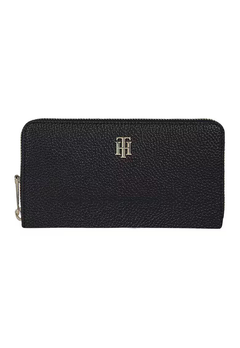Tommy Hilfiger Portofel de piele ecologica Essence - Negru