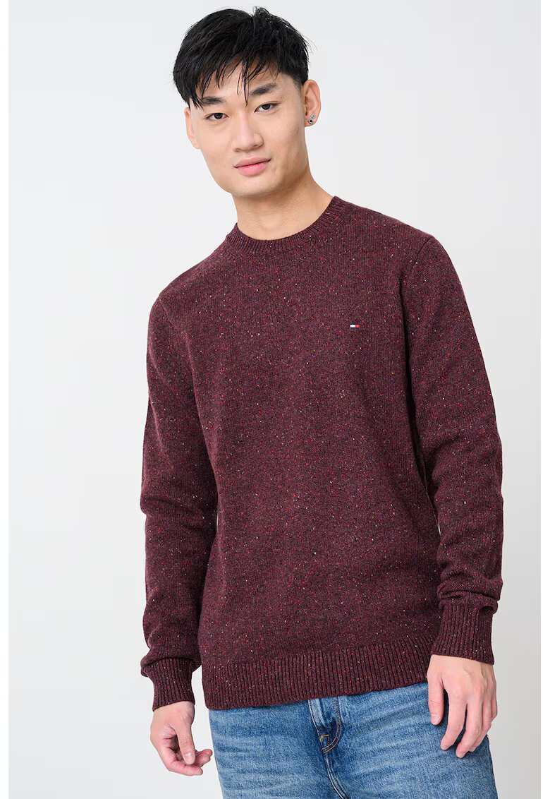 Tommy Hilfiger Pulover din amestec de lana - Violet tyrian