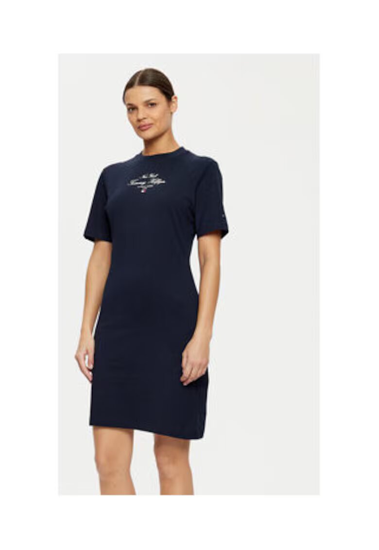 Tommy Hilfiger Rochie bleumarin - 100% bumbac - Bleumarin