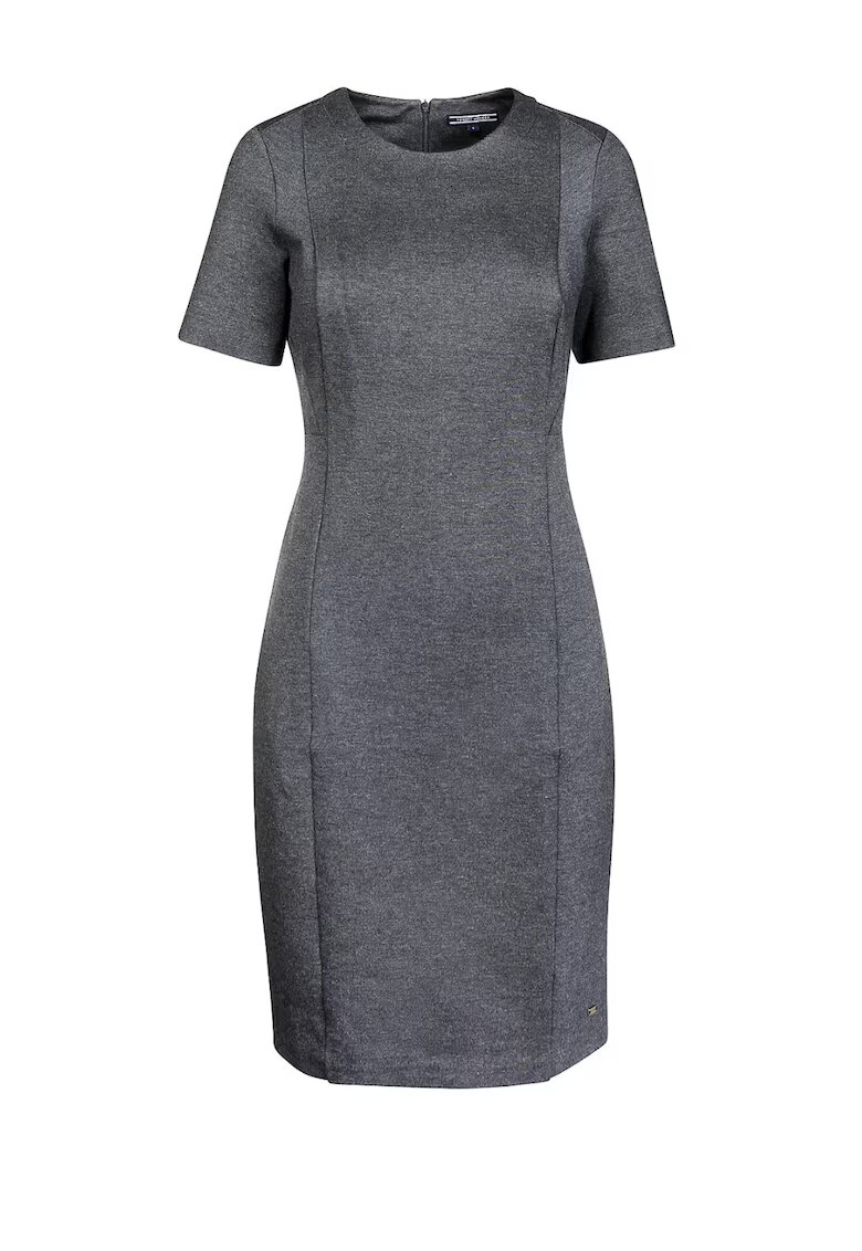 Tommy Hilfiger Rochie cu decolteu rotund si maneci scurte -