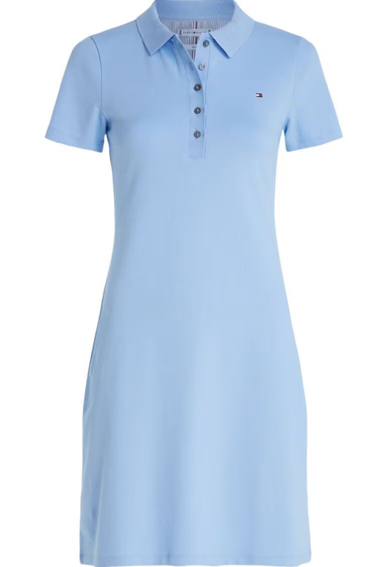 Tommy Hilfiger Rochie polo din amestec de bumbac
