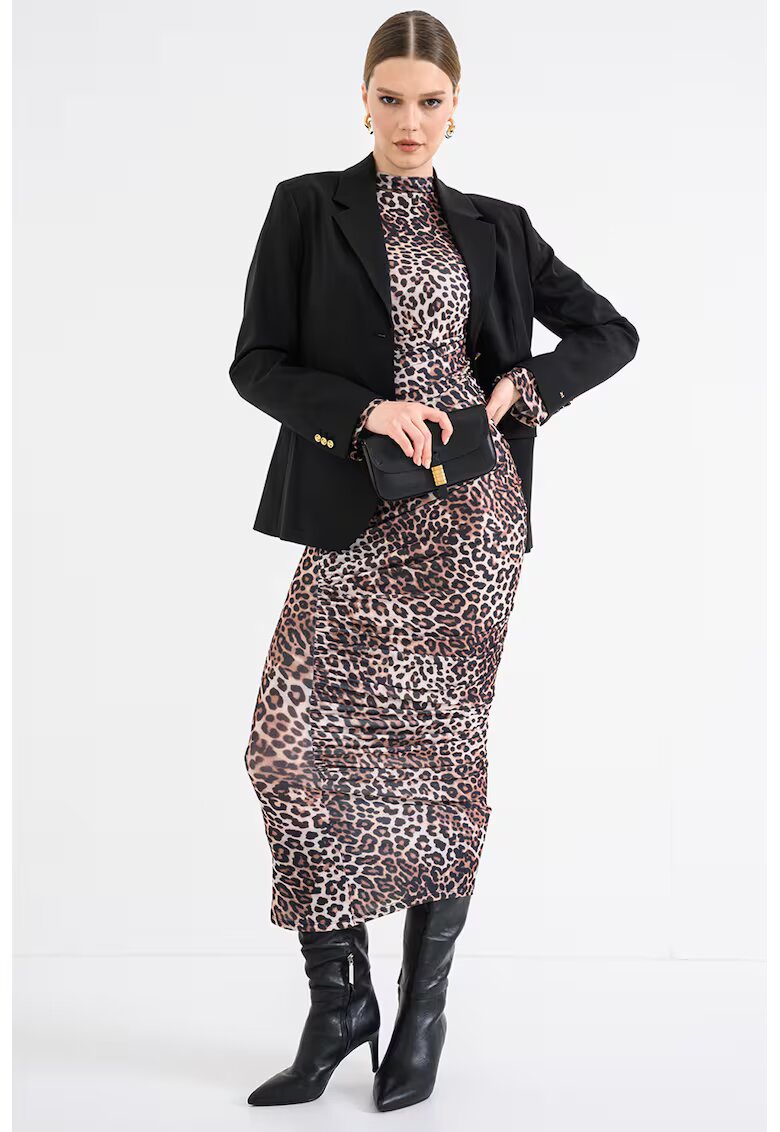 Tommy Hilfiger Sacou regular-fit din amestec de lana - Negru