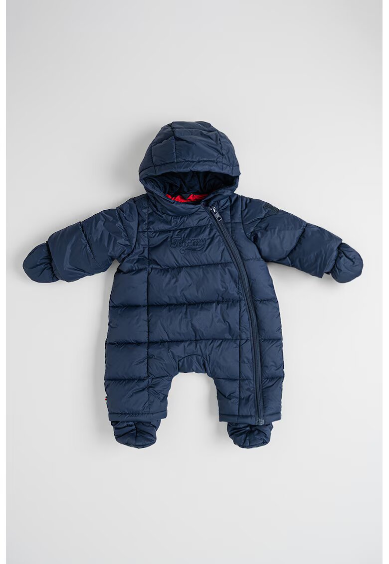 Tommy Hilfiger Salopeta cu vatelina - botosei si gluga - Bleumarin