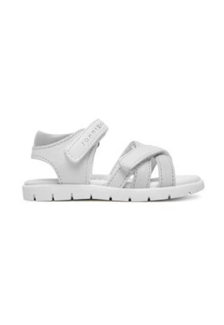 Tommy Hilfiger Sandale copii - alb - piele ecologica -
