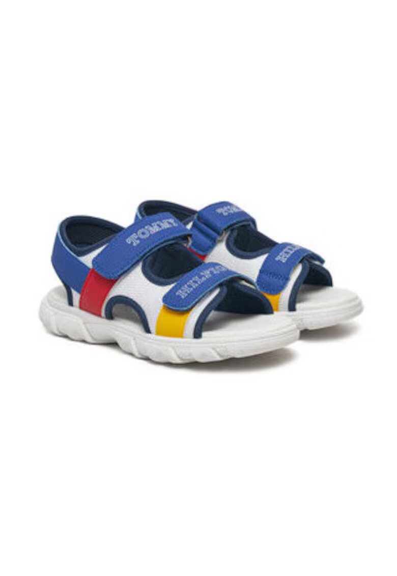 Tommy Hilfiger Sandale copii - albastru - piele ecologica