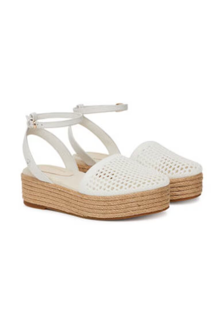 Tommy Hilfiger Sandale dama - alb - material textil - Alb