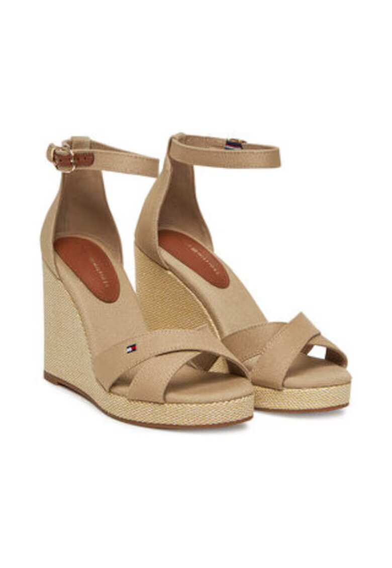 Tommy Hilfiger Sandale dama - bej - material textil - Bej