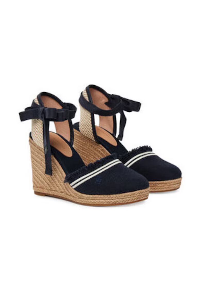Tommy Hilfiger Sandale dama material textil - bleumarin