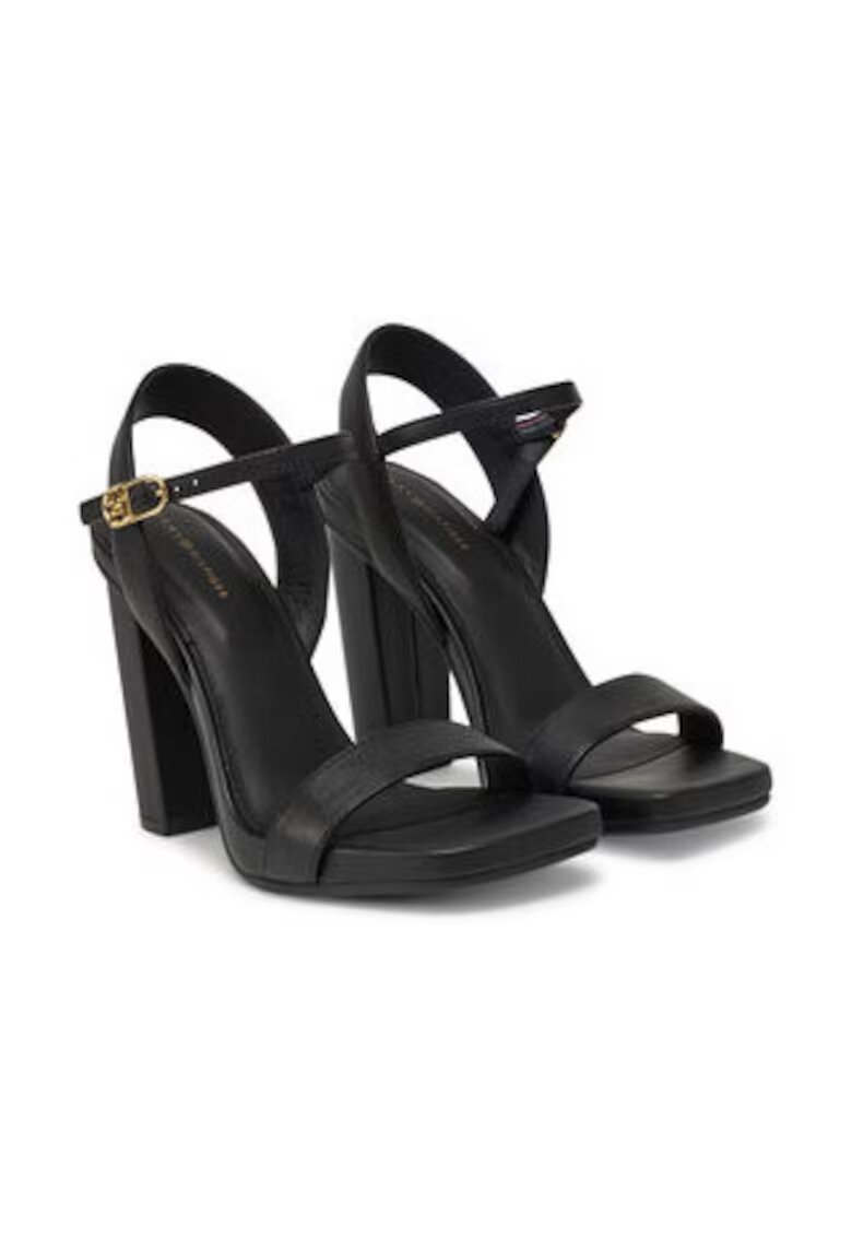 Tommy Hilfiger Sandale dama - piele naturala - negru -