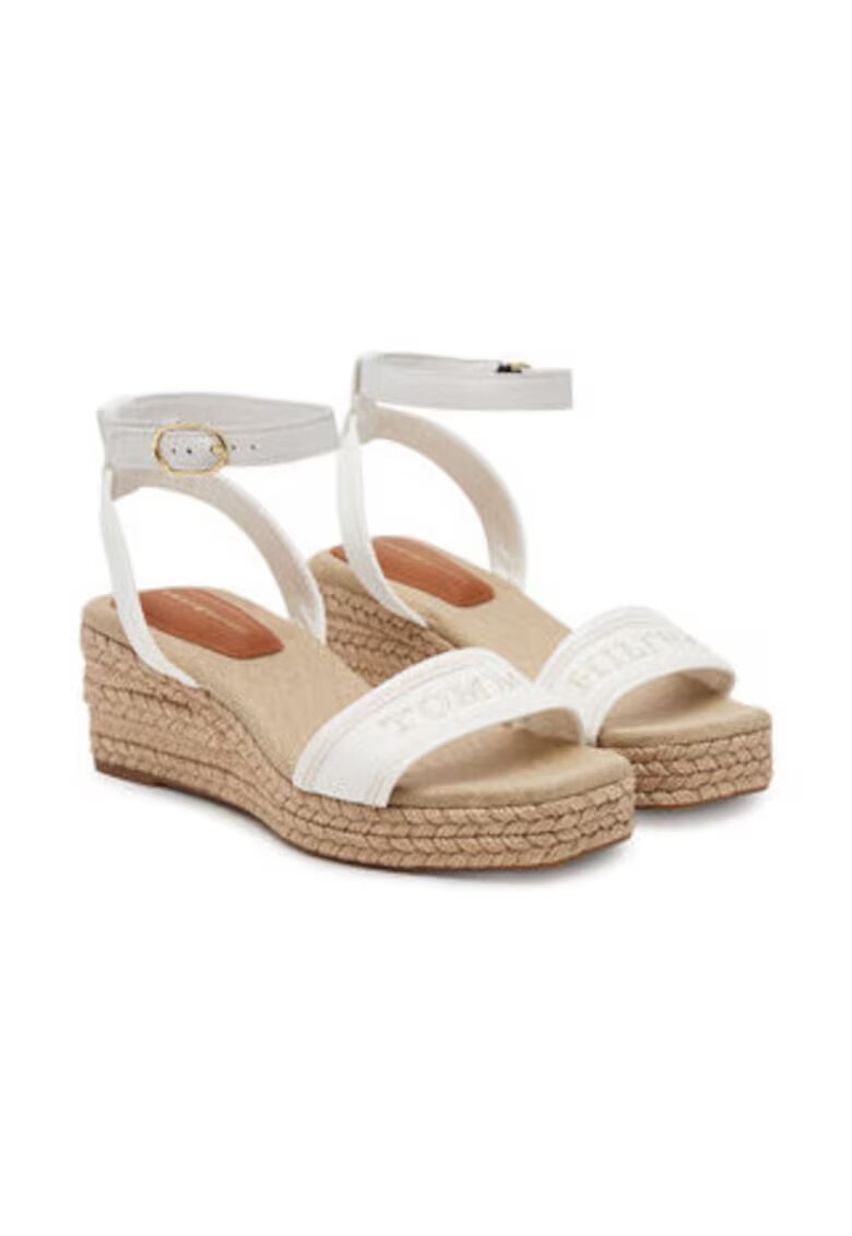 Tommy Hilfiger Sandale dama - textil - Alb/Bej