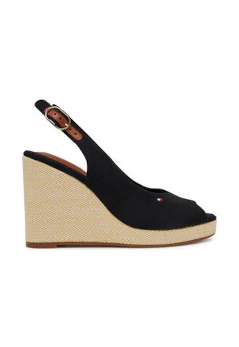 Tommy Hilfiger Sandale dama - textil - negru