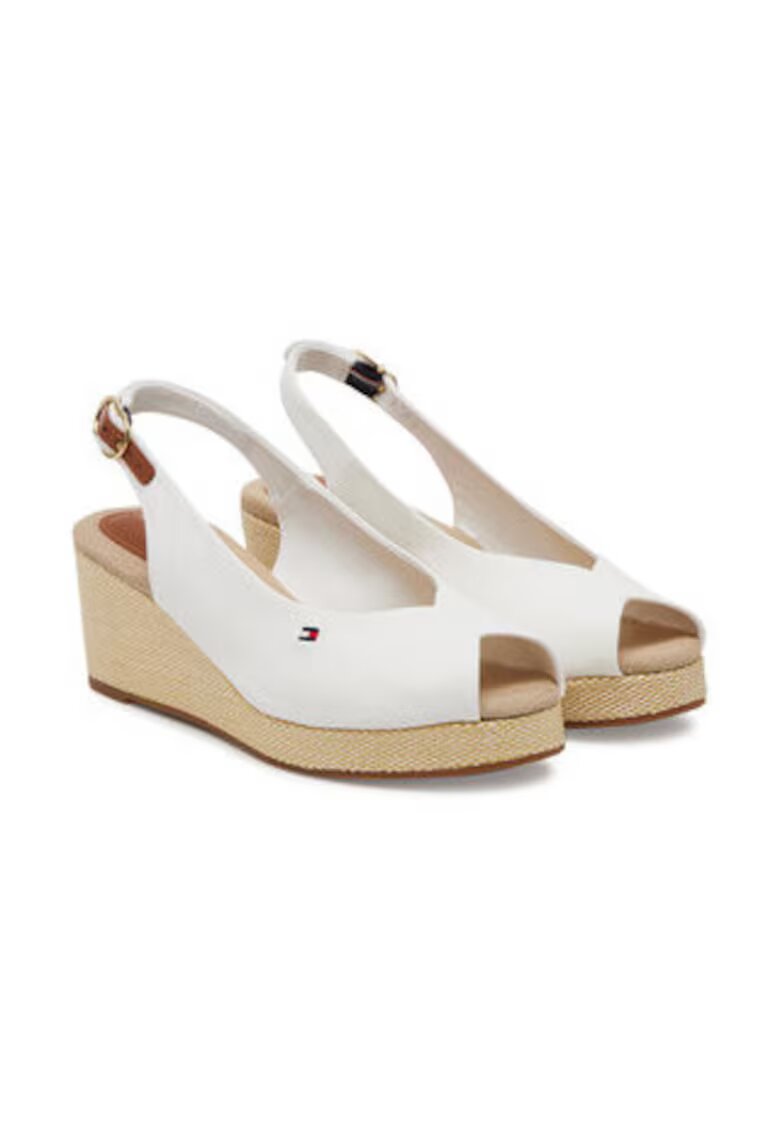 Tommy Hilfiger Sandale de dama - material textil - alb -
