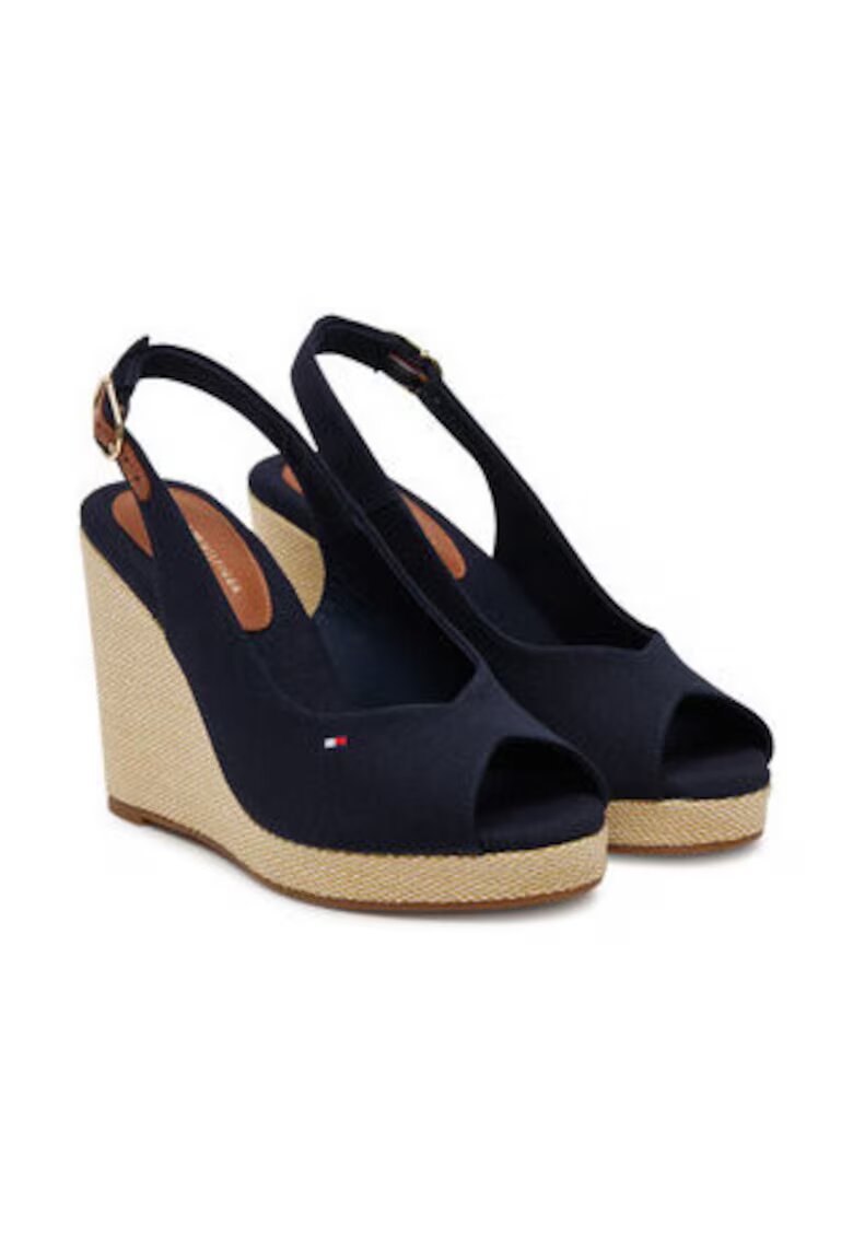 Tommy Hilfiger Sandale de dama - material textil - bleumarin