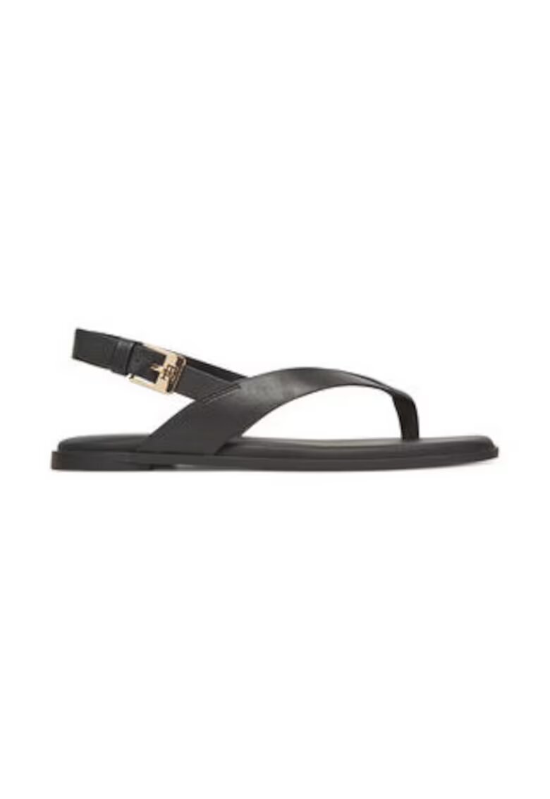 Tommy Hilfiger Sandale de dama piele naturala - Negru