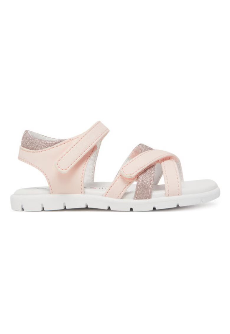 Tommy Hilfiger Sandale fete - roz - din piele ecologica