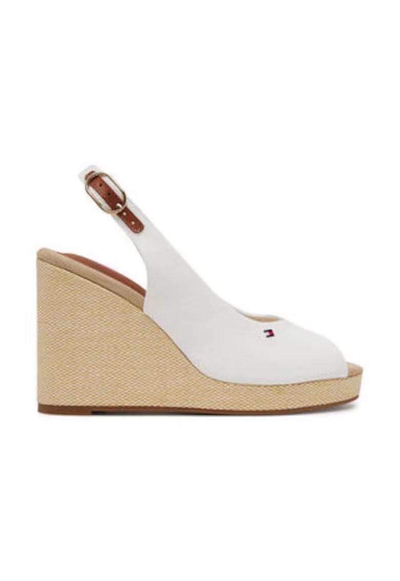 Tommy Hilfiger Sandale material textil - alb - Alb