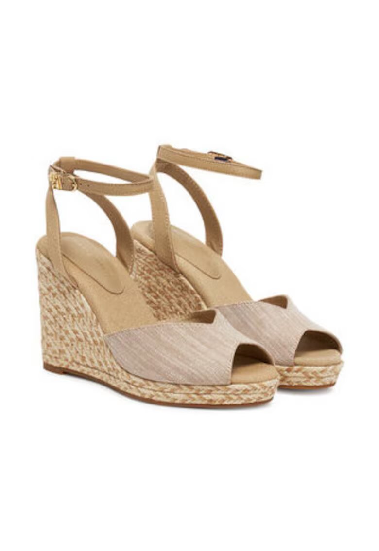 Tommy Hilfiger Sandale pentru dama - textil - bej -