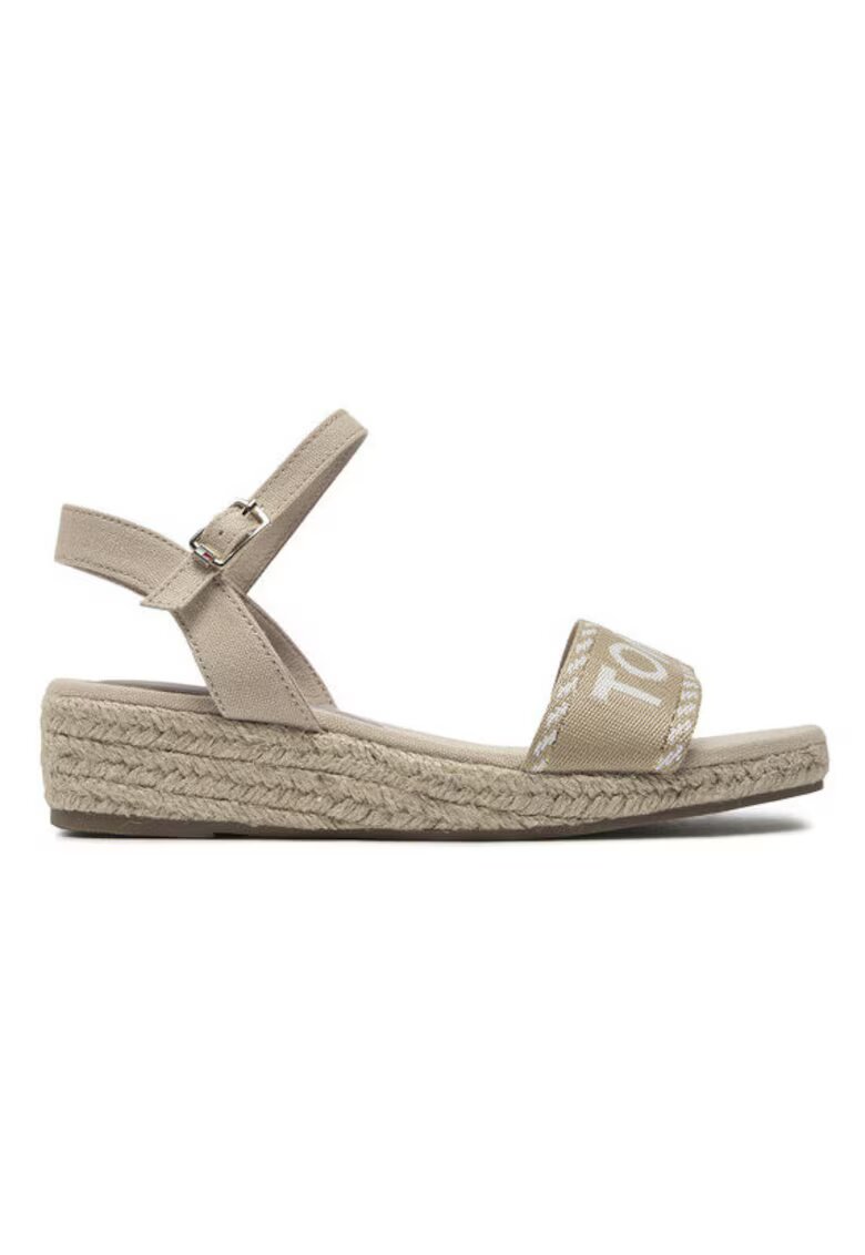 Tommy Hilfiger Sandale pentru fete - material textil - bej