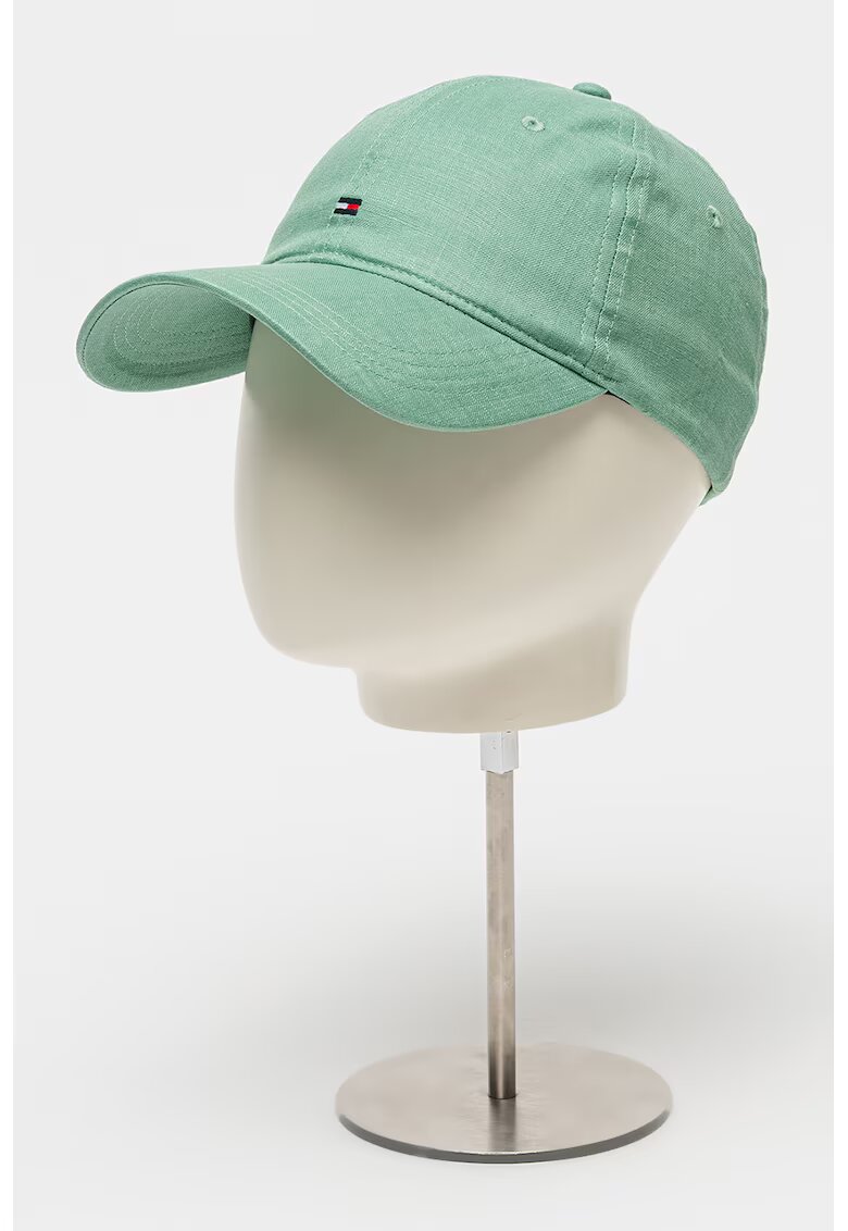 Tommy Hilfiger Sapca ajustabila din in - Verde aquamarin