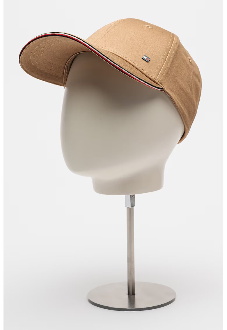 Tommy Hilfiger Sapca baseball din bumbac organic - Maro