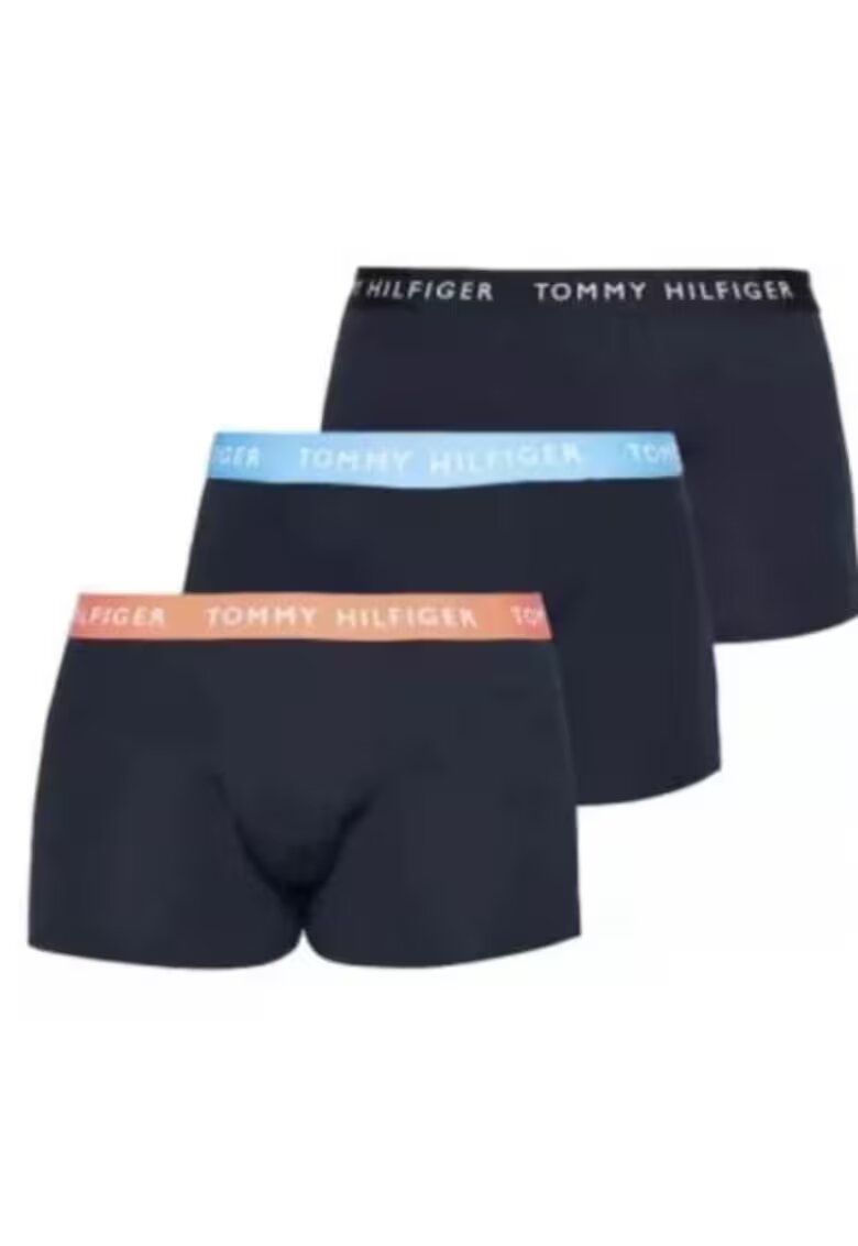 Tommy Hilfiger Set 3 perechi boxeri - Bumbac - Multicolor - Negru