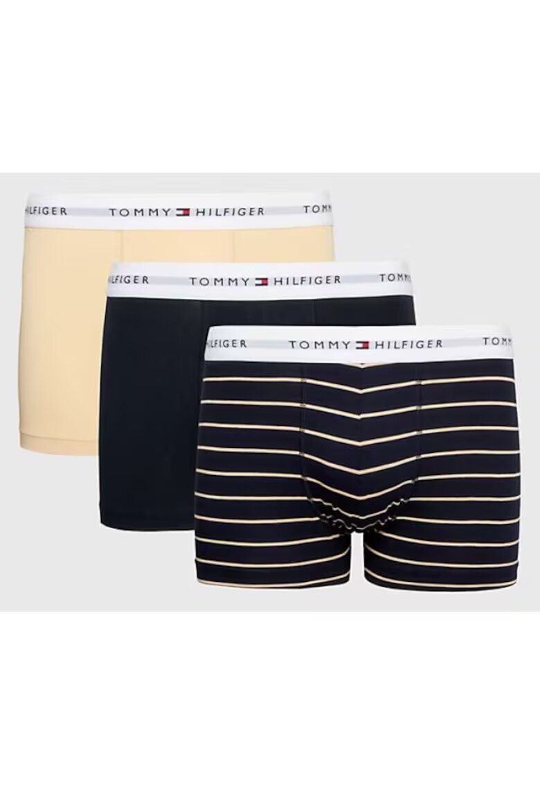 Tommy Hilfiger Set de boxeri cu banda logo in talie - 3 perechi -
