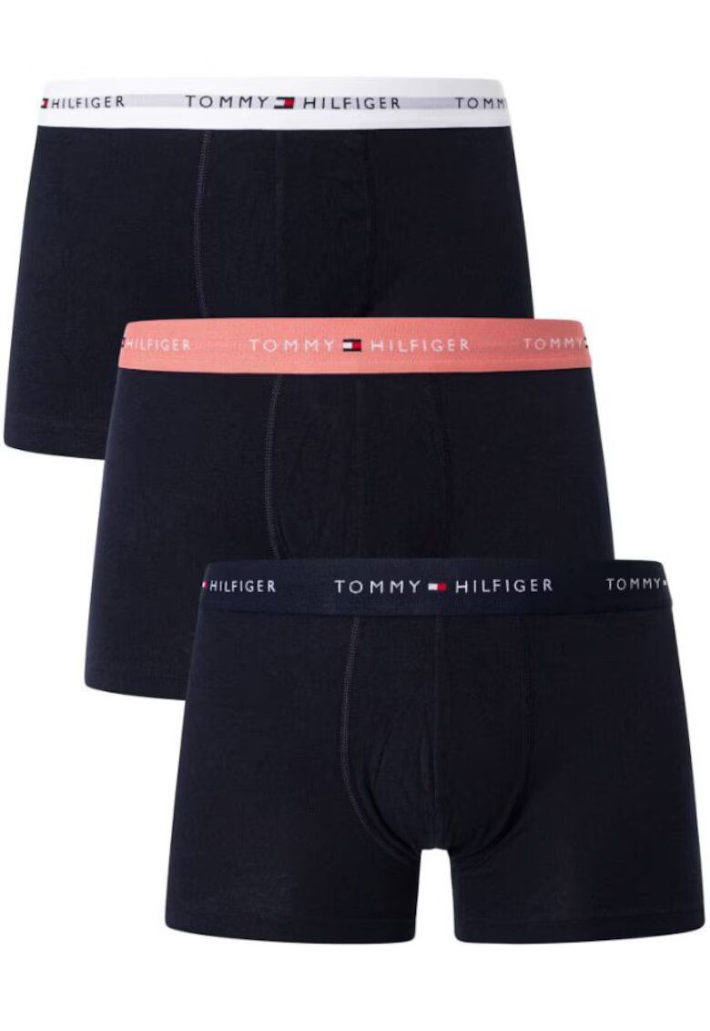Tommy Hilfiger Set de boxeri uni cu banda logo in talie - 3 perechi -