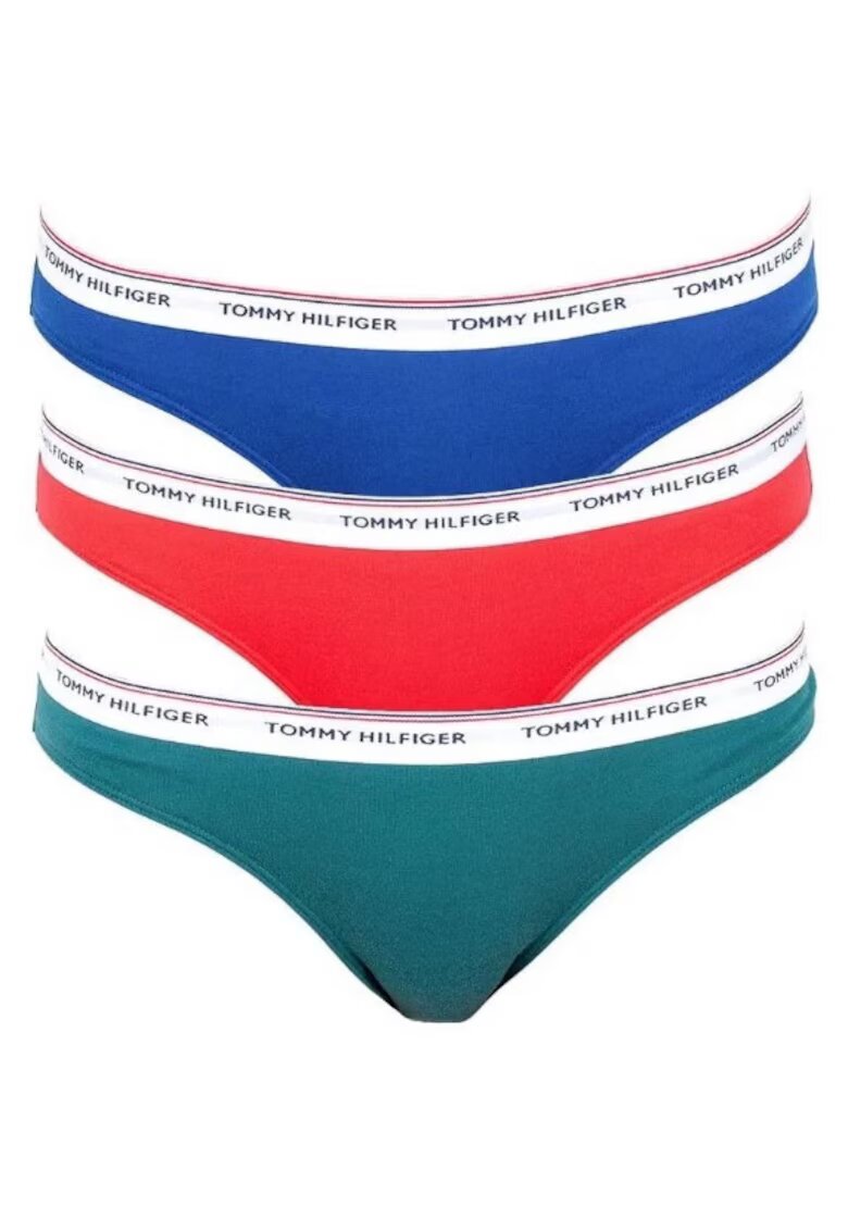 Tommy Hilfiger Set de chiloti cu logo - 3 perechi -