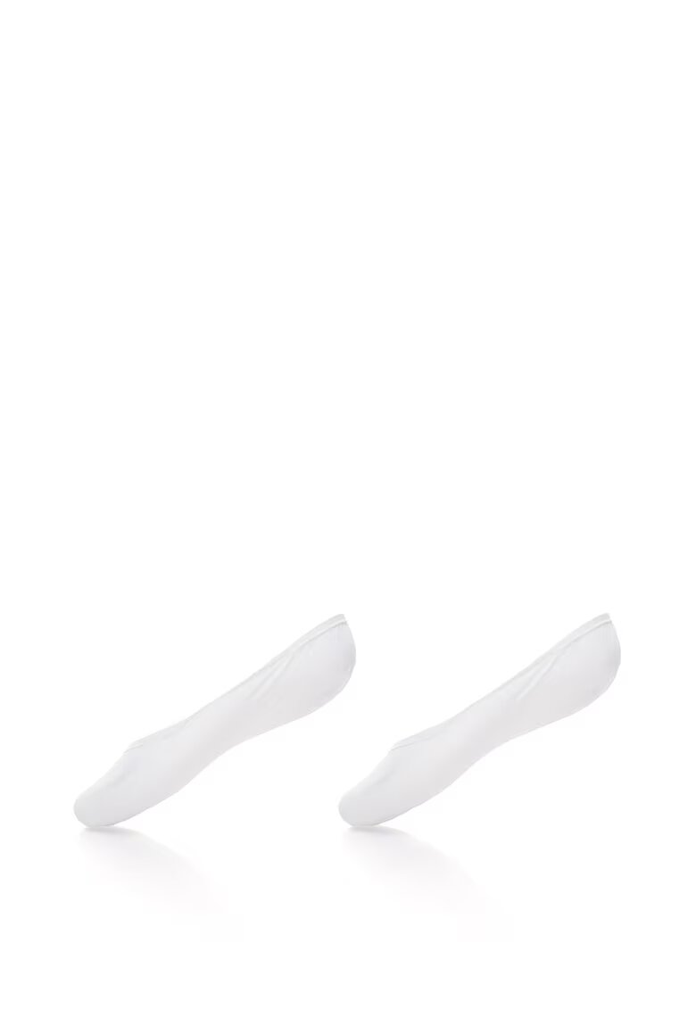 Tommy Hilfiger Set de sosete foarte scurte - 2 perechi - Alb