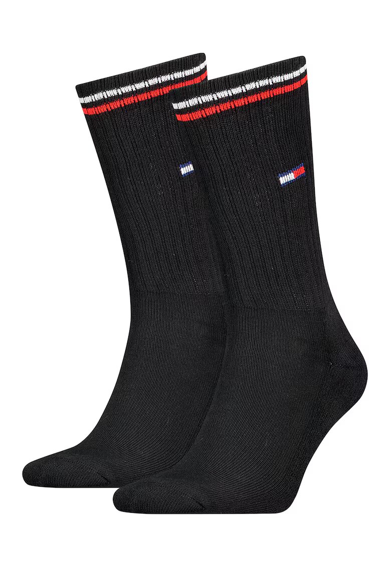 Tommy Hilfiger Set de sosete lungi cu model logo -2 perechi