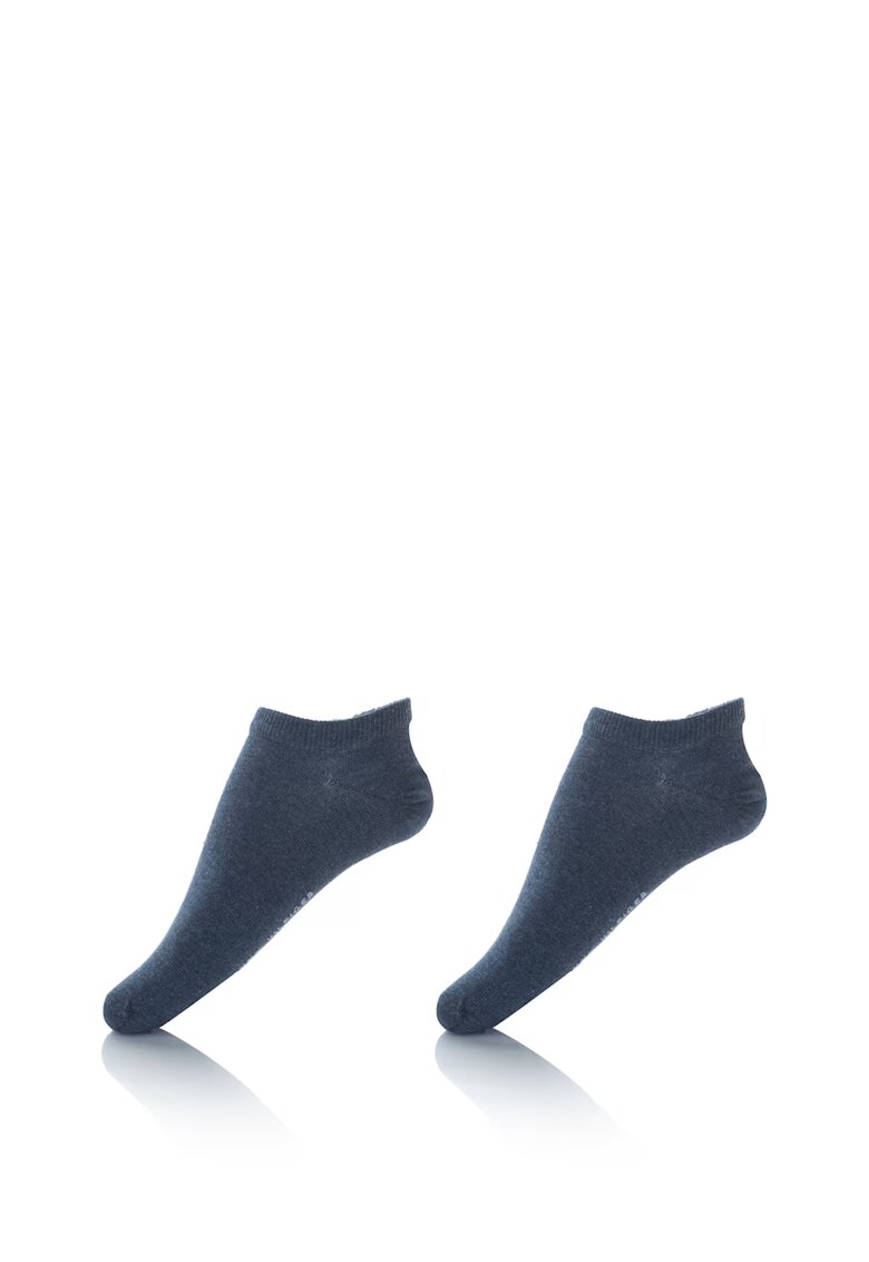 Tommy Hilfiger Set de sosete pana la glezna - 2 perechi - Albastru prafuit
