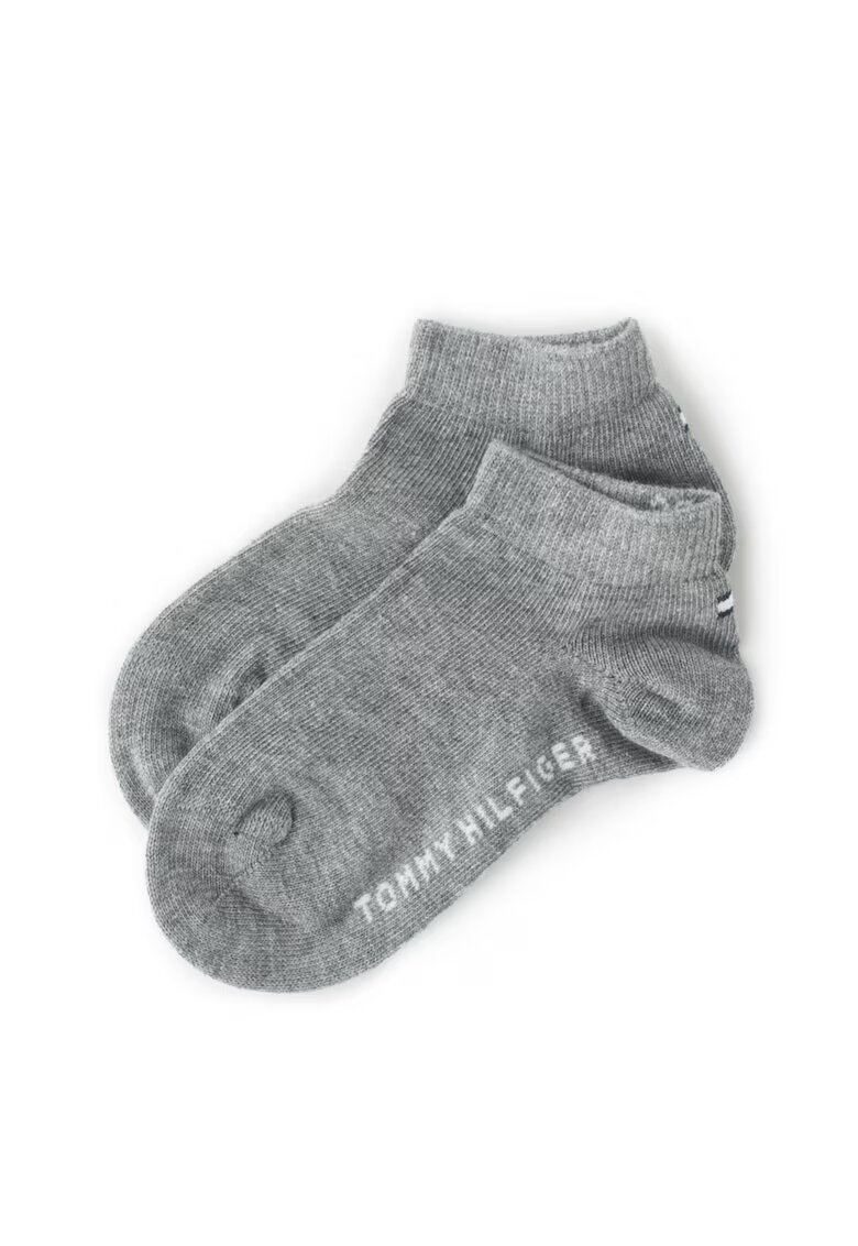 Tommy Hilfiger Set de sosete pana la glezna - 2 perechi - Gri melange