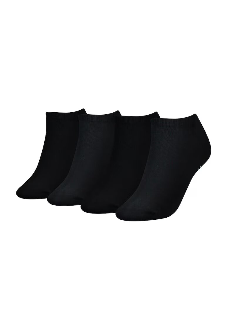 Tommy Hilfiger Set de sosete pana la glezna - 4 perechi - Negru