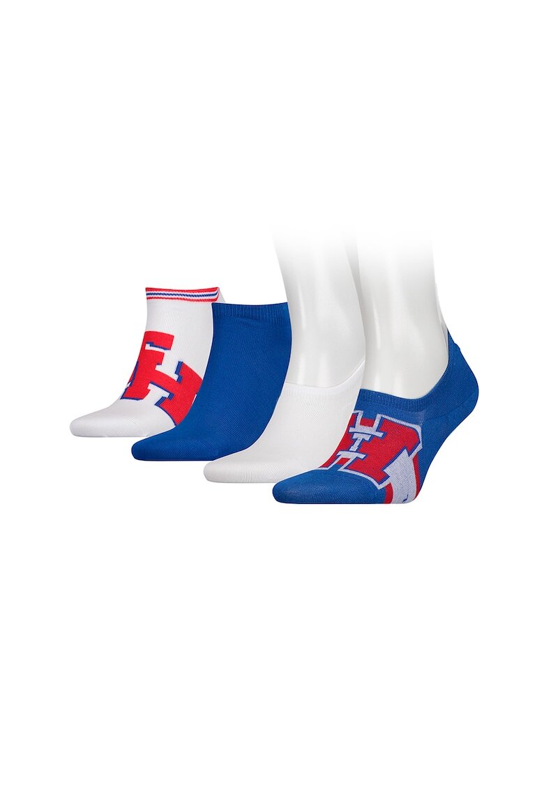 Tommy Hilfiger Set de sosete pana la glezna si foarte scurte - 4 perechi