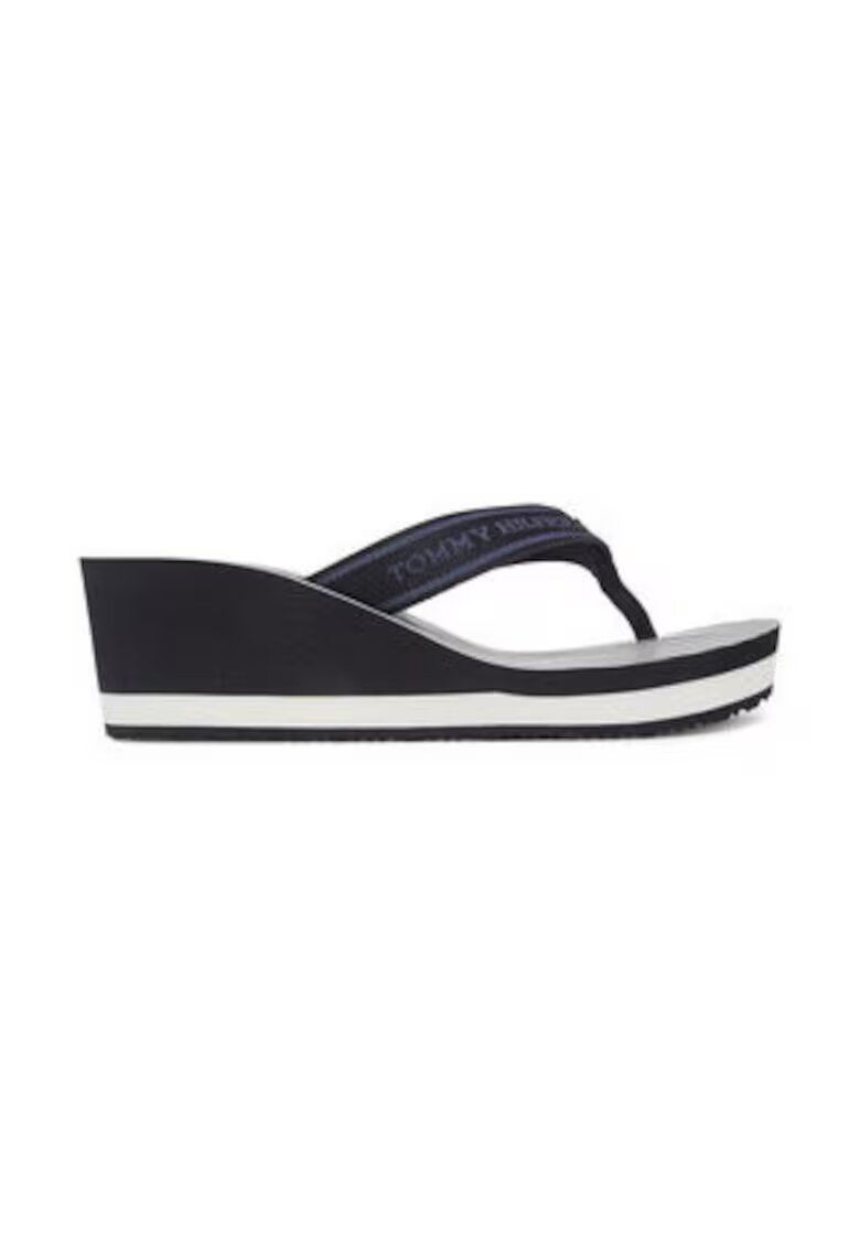 Tommy Hilfiger Slapi dama - textil - alb/negru