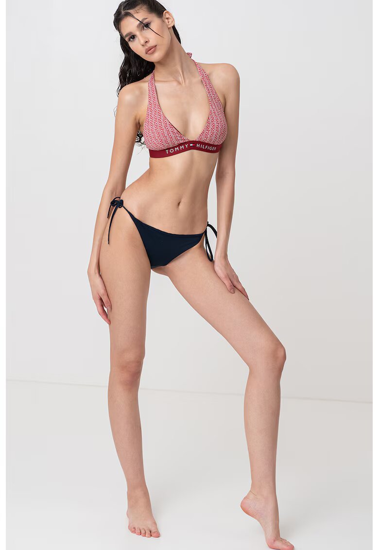 Tommy Hilfiger Slip cu prindere laterala - Rosu/Bleumarin
