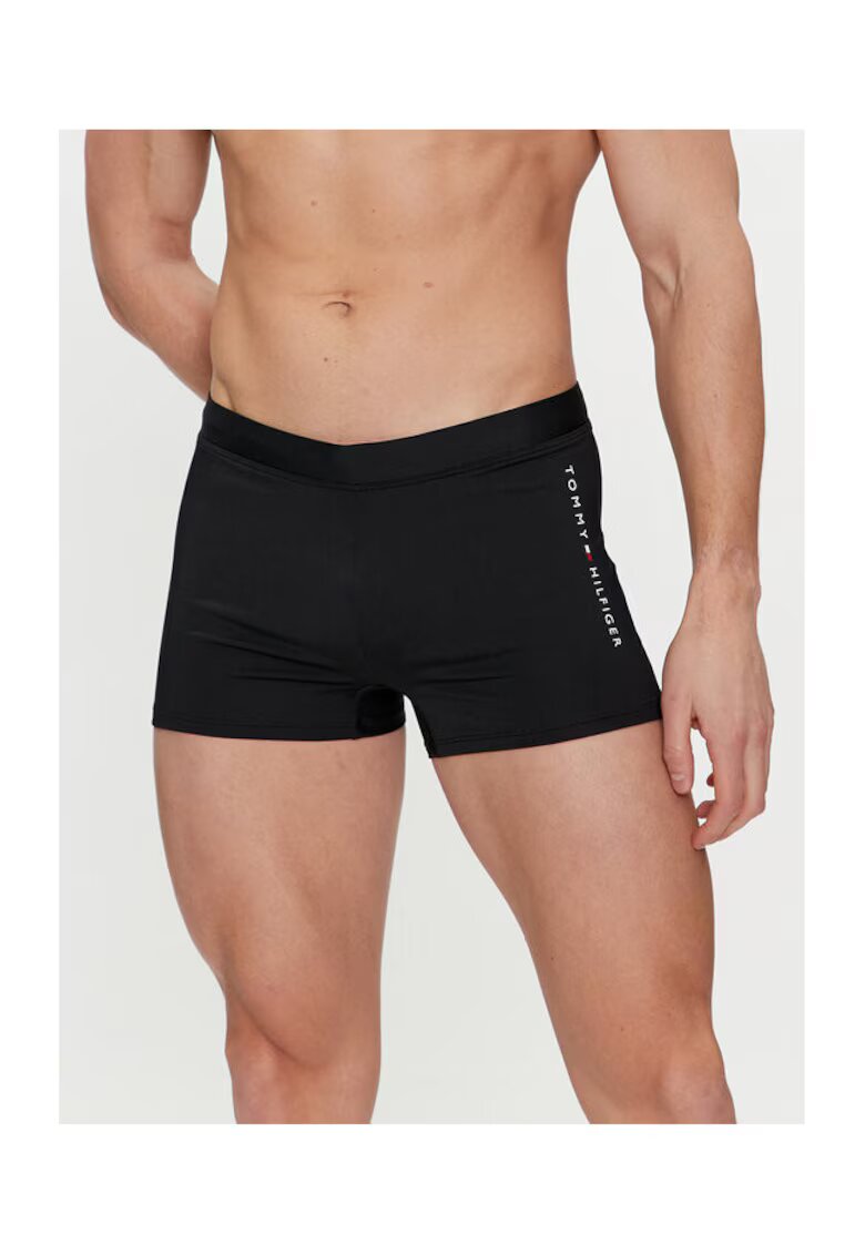 Tommy Hilfiger Slip de baie barbati - negru - poliamida reciclata - elastan