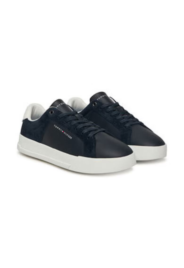 Tommy Hilfiger Tenisi barbatesti - piele naturala - bleumarin - Bleumarin