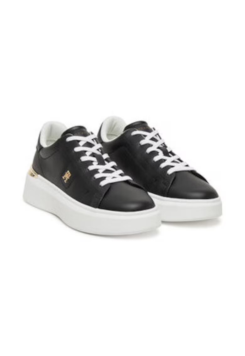 Tommy Hilfiger Tenisi dama 305435934 - Piele naturala - Negru - Negru
