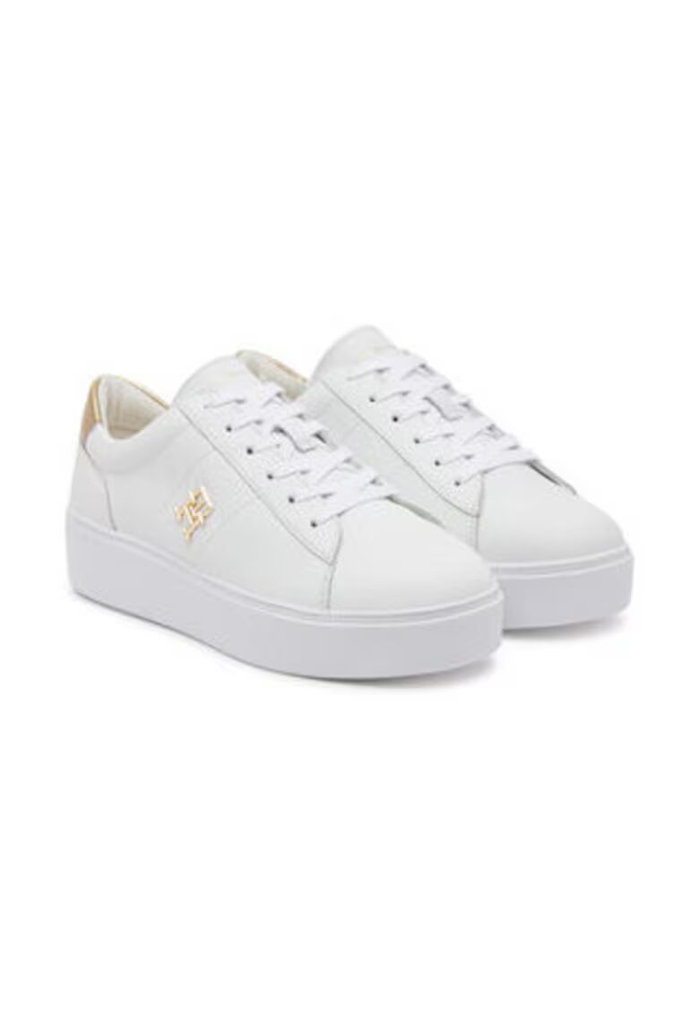 Tommy Hilfiger Tenisi dama - piele naturala - 305158147 - Alb